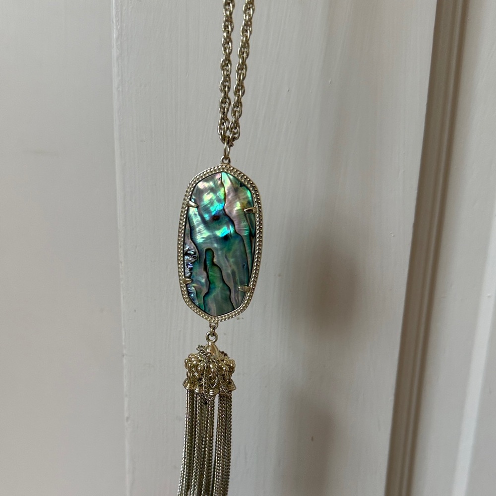 Kendra Scott Iridescent Abalone Necklace